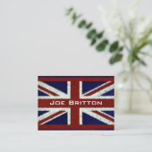 Union Jack Visitekaartje (Staand voorkant)