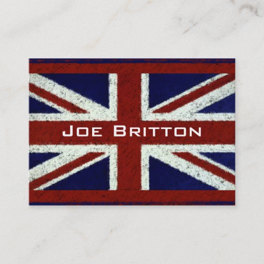 Union Jack Visitekaartje (Voorkant)