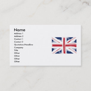UNION_JACK VISITEKAARTJE