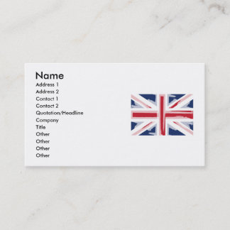 UNION_JACK VISITEKAARTJE