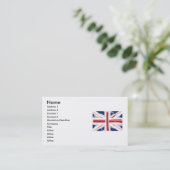 UNION_JACK VISITEKAARTJE (Staand voorkant)