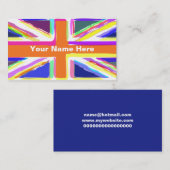 Union Jack Visitekaartje (Voorkant / Achterkant)