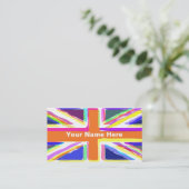 Union Jack Visitekaartje (Staand voorkant)