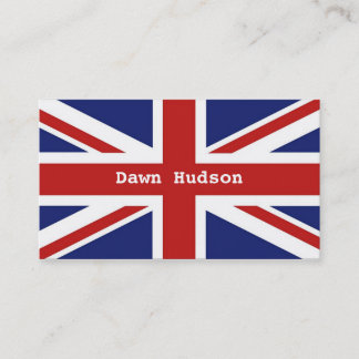 Union Jack Visitekaartje