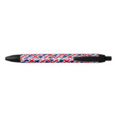 Union Jack Vlag Balpen Zwarte Inkt Pen (Achterkant)