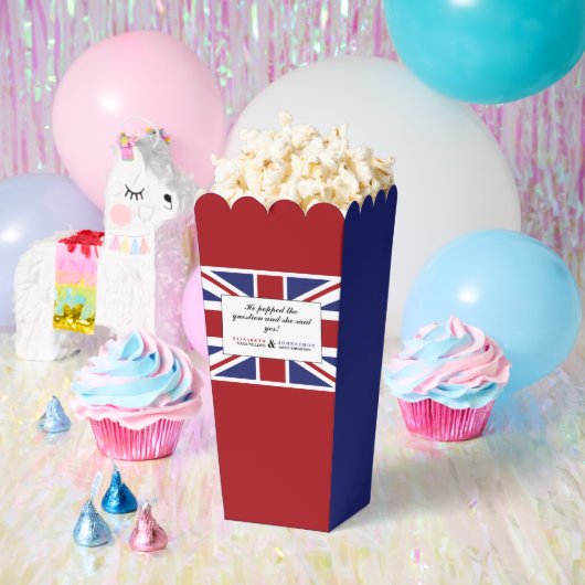 Union Jack vlag Britse bruiloft Bedankdoosjes (Feest)