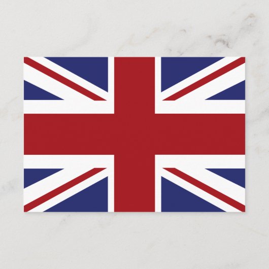 Union Jack vlag Britse bruiloft detail Informatiekaartje (Achterkant)