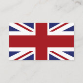 Union Jack vlag Britse bruiloft geschenk register Informatiekaartje (Achterkant)