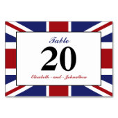 Union Jack vlag Britse bruiloft Kaart (Voorkant)