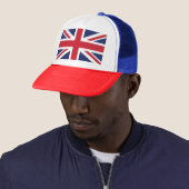 Union Jack Vlag Britse Trots Trucker Pet (In situ)