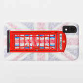 Union Jack-vlag en rode telefooncel iPhone XR-hoes Case-Mate iPhone Case (Achterkant (horizontaal))
