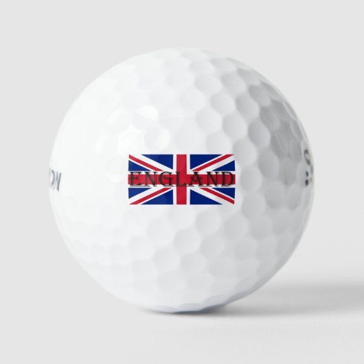 Union Jack Vlag Engeland ssf gbcnt Golfballen (Voorkant)