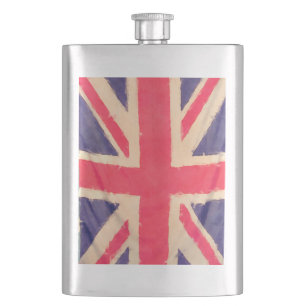 UNION JACK VLAG grunge Heupfles