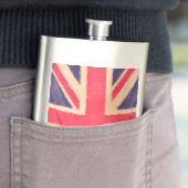 UNION JACK VLAG grunge Heupfles (Voorbeeld)