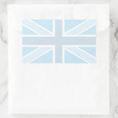 Union Jack Vlag in Blauwe Stickers (Tas)
