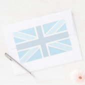 Union Jack Vlag in Blauwe Stickers (Envelop)