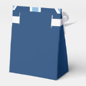 Union Jack Vlag in Sky en Navy Blue Bedankdoosjes (Achterkant)