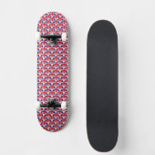 Union Jack vlag kleuren harten patroon patriottisc Persoonlijk Skateboard (Voorkant)