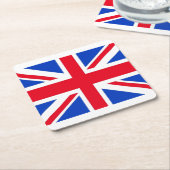 Union Jack vlag onderzetters (Schuin)