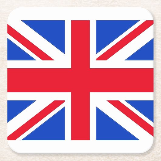 Union Jack vlag onderzetters (Voorkant)