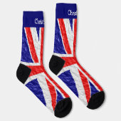 Union Jack Vlag Ontwerp Sokken (Rechts)