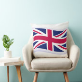 Union Jack-vlag op kussen 50,8 x 50,8 cm (Stoel)