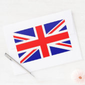 Union Jack-vlag  Rechthoekige Sticker (Envelop)
