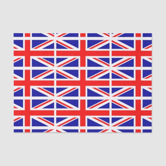 Union Jack-vlag Tissuepapier (Voorkant)