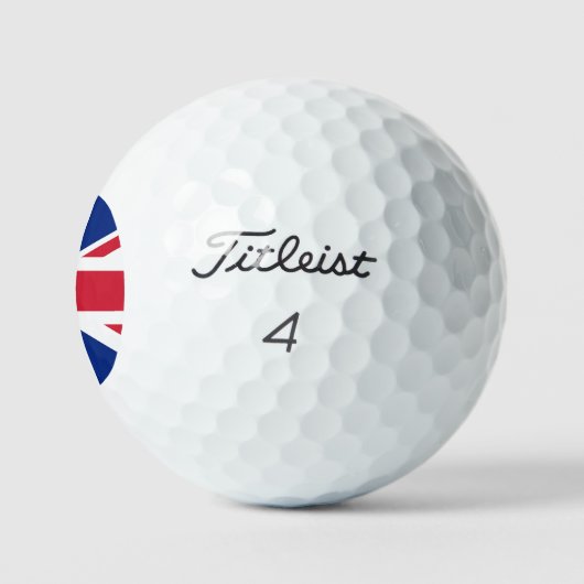 Union Jack Vlag tpv1 gbcnt Golfballen (Logo)