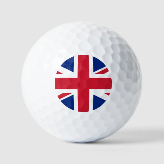 Union Jack Vlag van gbcnt Golfballen (Voorkant)