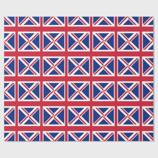 Union Jack - vlag van het Verenigd Koninkrijk Cadeaupapier (Vlak)