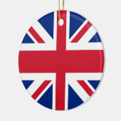 Union Jack - vlag van het Verenigd Koninkrijk Keramisch Ornament (Links)