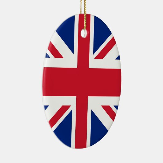 Union Jack - vlag van het Verenigd Koninkrijk Keramisch Ornament (Rechts)