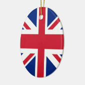 Union Jack - vlag van het Verenigd Koninkrijk Keramisch Ornament (Links)