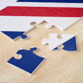 Union Jack - vlag van het Verenigd Koninkrijk Legpuzzel (Zijkant)