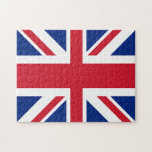 Union Jack - vlag van het Verenigd Koninkrijk Legpuzzel<br><div class="desc">Vlag van het Verenigd Koninkrijk.  Het Verenigd Koninkrijk van Groot-Brittannië en Noord-Ierland gebruikt als zijn nationale vlag de koninklijke vlag die de vlag van de Unie of de vlag van de Unie wordt genoemd (ondanks de overtuiging van het volk zijn beide termen technisch juist).</div>