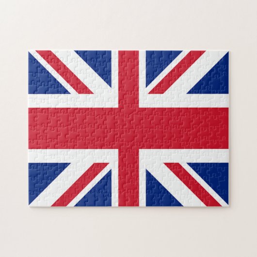 Union Jack - vlag van het Verenigd Koninkrijk Legpuzzel (Horizontaal)