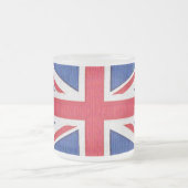 Union Jack - vlag van het Verenigd Koninkrijk Matglas Koffiemok (Center)
