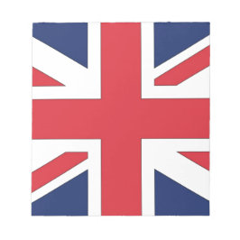 Union Jack/ vlag van het Verenigd Koninkrijk Notitieblok