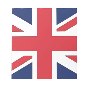 Union Jack/ vlag van het Verenigd Koninkrijk Notitieblok