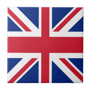 Union Jack - vlag van het Verenigd Koninkrijk Tegeltje