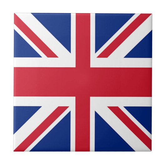 Union Jack - vlag van het Verenigd Koninkrijk Tegeltje (Voorkant)