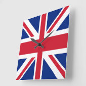 Union Jack - Vlag van het Verenigd Koninkrijk Vierkante Klok (Hoek)