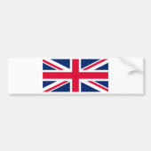 Union Jack - Vlag van het VK Bumpersticker (Voorkant)