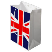 Union Jack - Vlag van het VK Medium Cadeauzakje (Voorkant Gekanteld)
