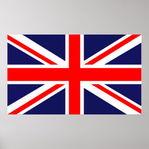 Union Jack - Vlag van het VK Poster