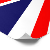 Union Jack - Vlag van het VK Poster (Hoek)