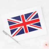 Union Jack - Vlag van het VK Rechthoekige Sticker (Envelop)