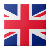 Union Jack - Vlag van het VK Tegeltje (Voorkant)