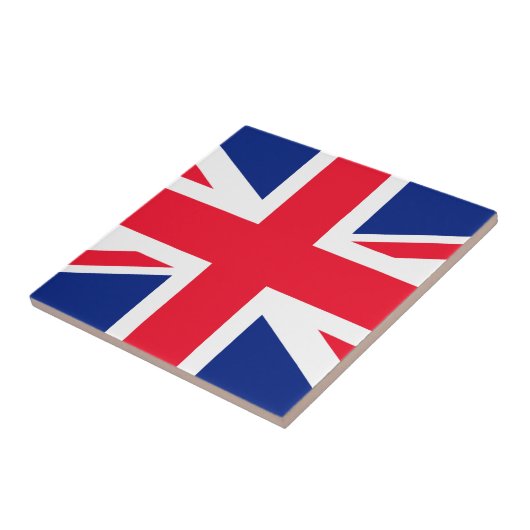 Union Jack - Vlag van het VK Tegeltje (Zijkant)